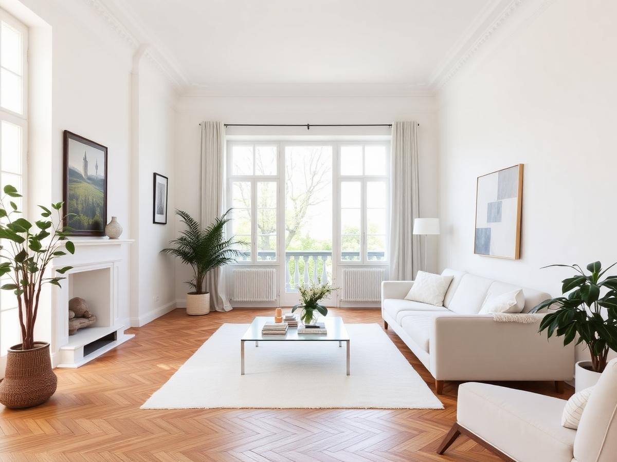 Rénovation intérieure d'un salon à Alençon